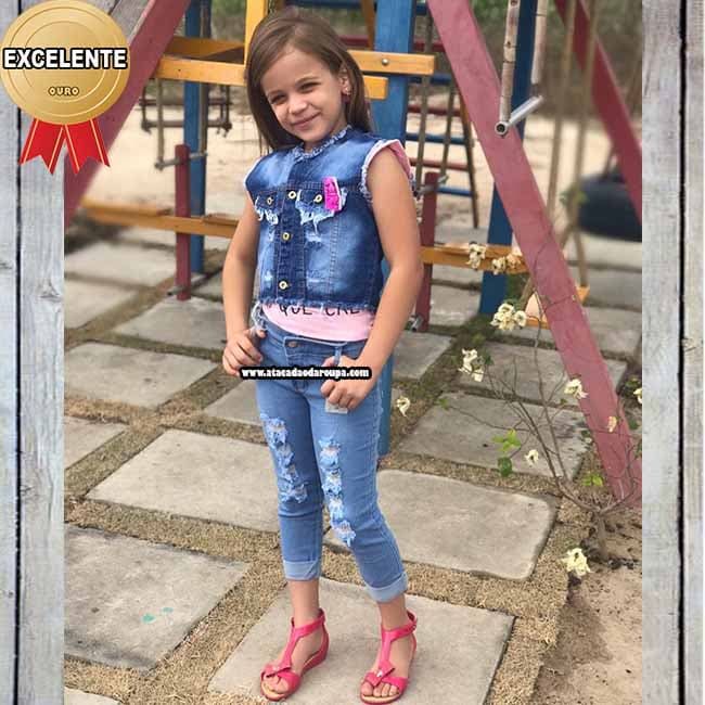 Calça Jeans Infantil 4 a 10 Anos