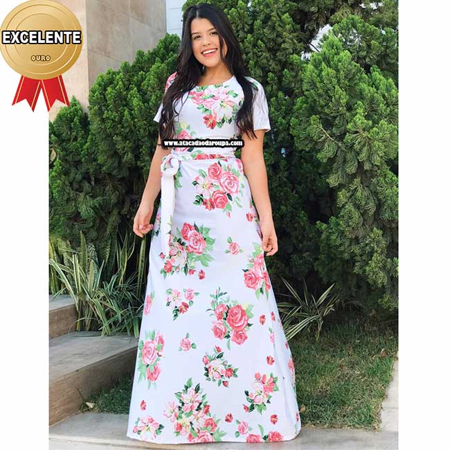 Vestido Longo Godê M/G/GG