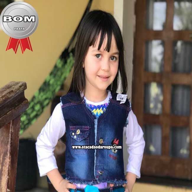 Colete Jeans Infantil