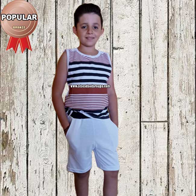 Conjunto Infantil Moletinho 6 a 9 Anos
