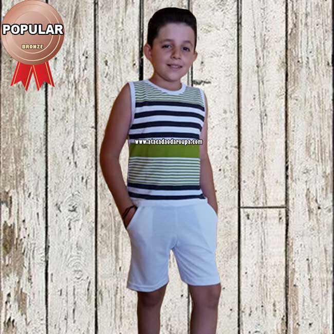 Conjunto Infantil Moletinho 6 a 9 Anos
