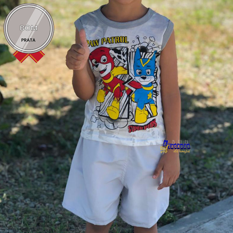 Conjunto Infantil Tactel