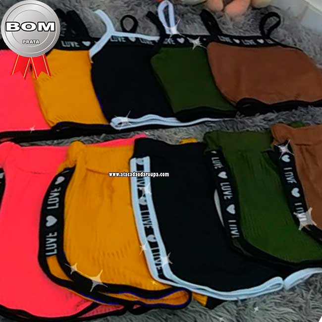 Conjunto Blogueira Malha Canelada