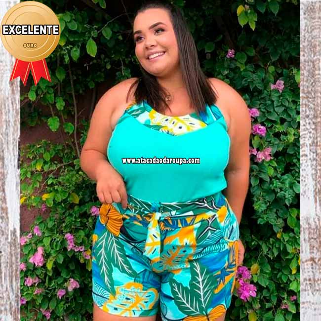 Conjuntos Crepe Plus Size GG