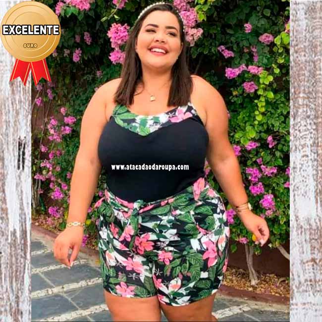 Conjuntos Crepe Plus Size GG