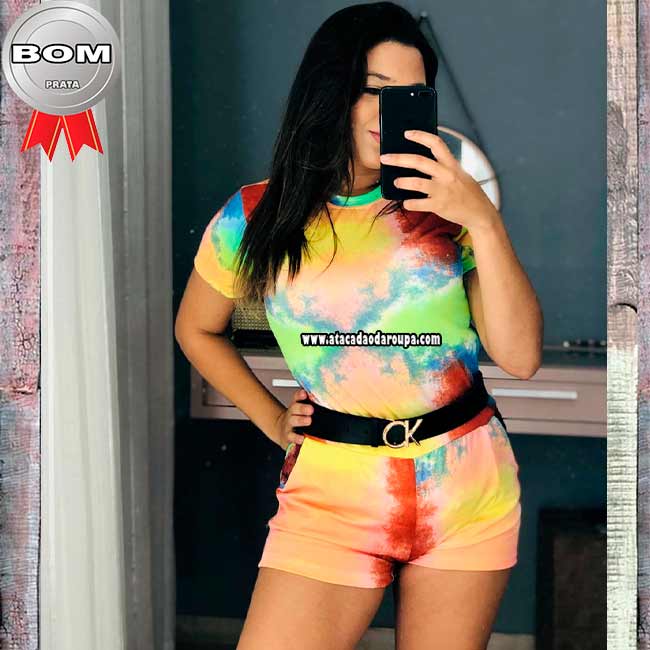 Conjunto Tie Dye Crepe G