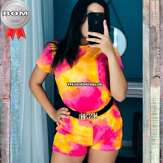 Conjunto Tie Dye Crepe G