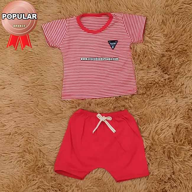 Conjunto Masculino Infantil 1 a 2 Anos