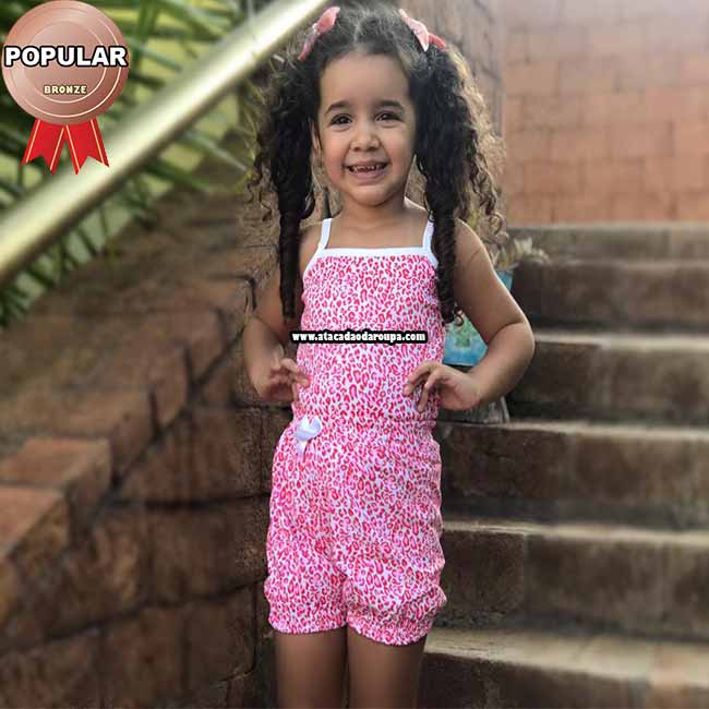 Conjunto Onçinha Infantil em Algodão 1 a 3 Anos