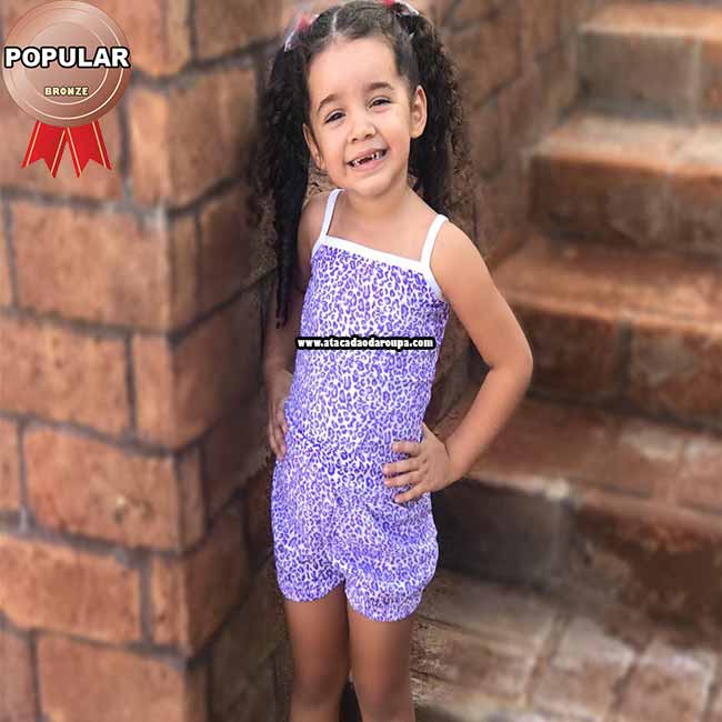 Conjunto Onçinha Infantil em Algodão 1 a 3 Anos