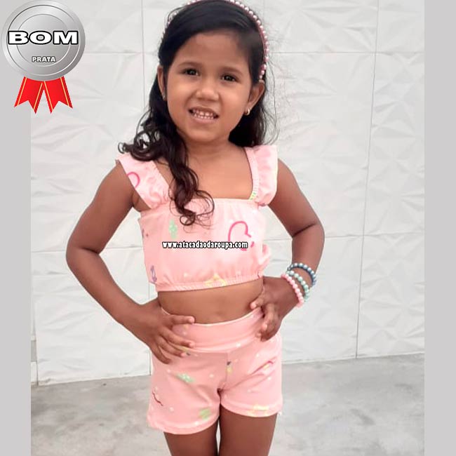 Conjuntos de Summer Plex Infantil 4 a 8 Anos