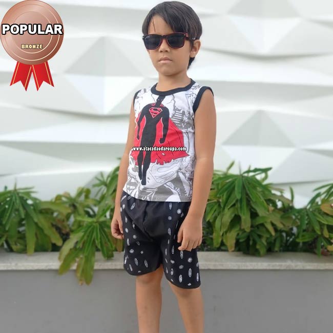 Conjuntinho Infantil Basico Tactel