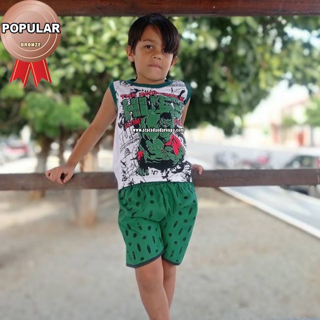 Conjuntinho Infantil Basico Tactel