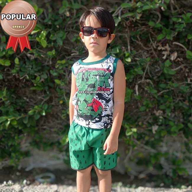 Conjuntinho Infantil Basico Tactel