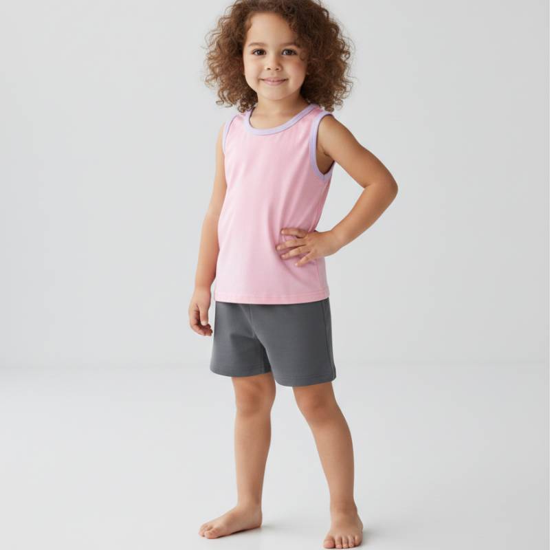 Conjunto Infantil Feminino de Algodão