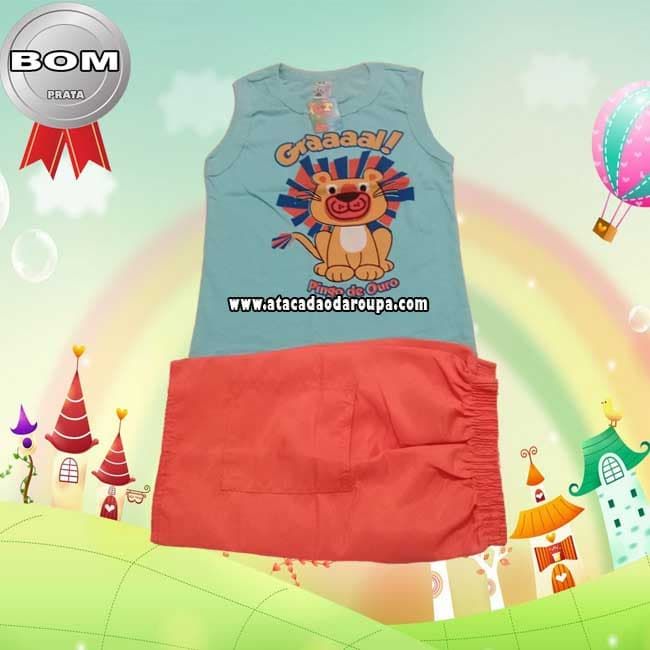 Conjunto Short e Regata Infantil