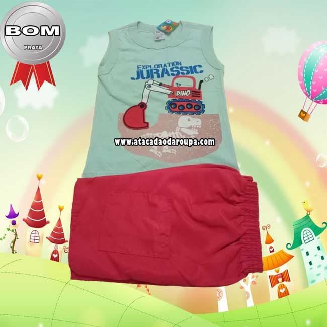 Conjunto Short e Regata Infantil