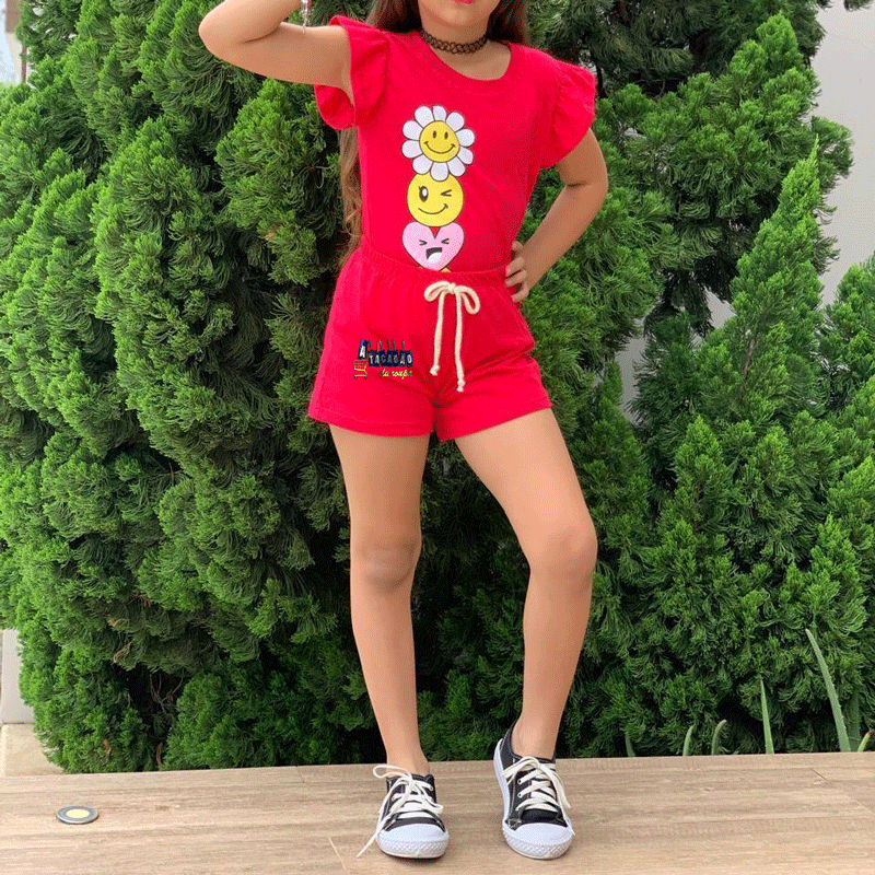 Conjunto Infantil Algodão Isabella