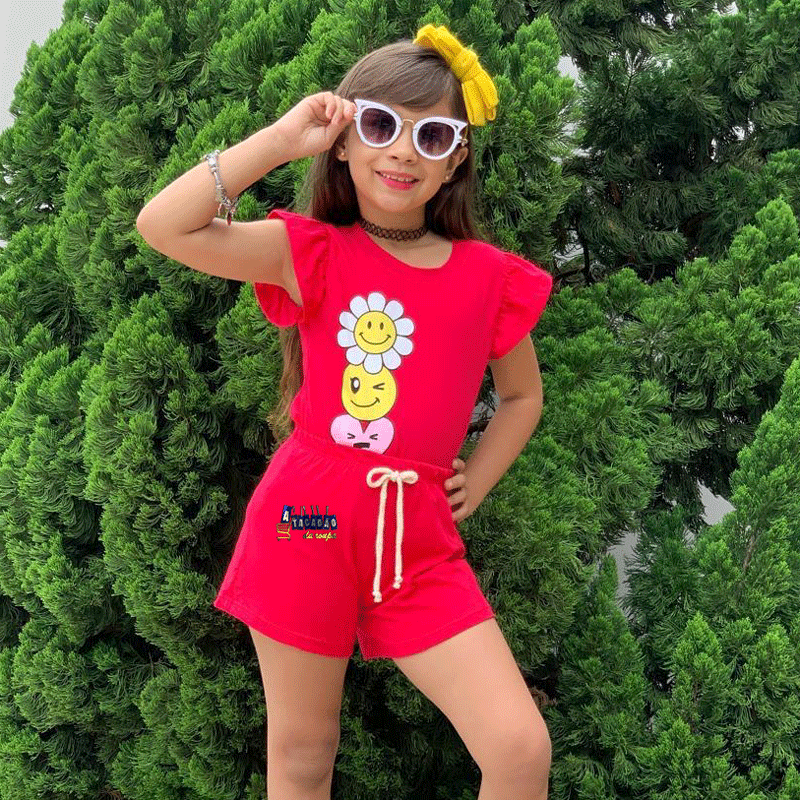 Conjunto Infantil Algodão Isabella