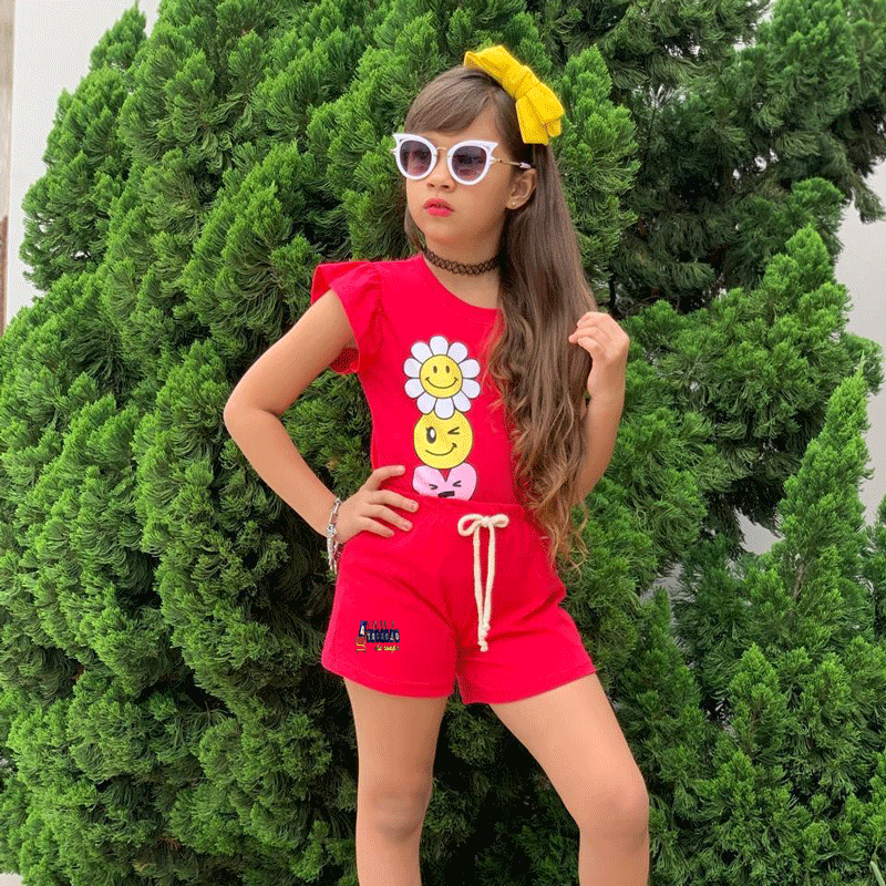 Conjunto Infantil Algodão Isabella