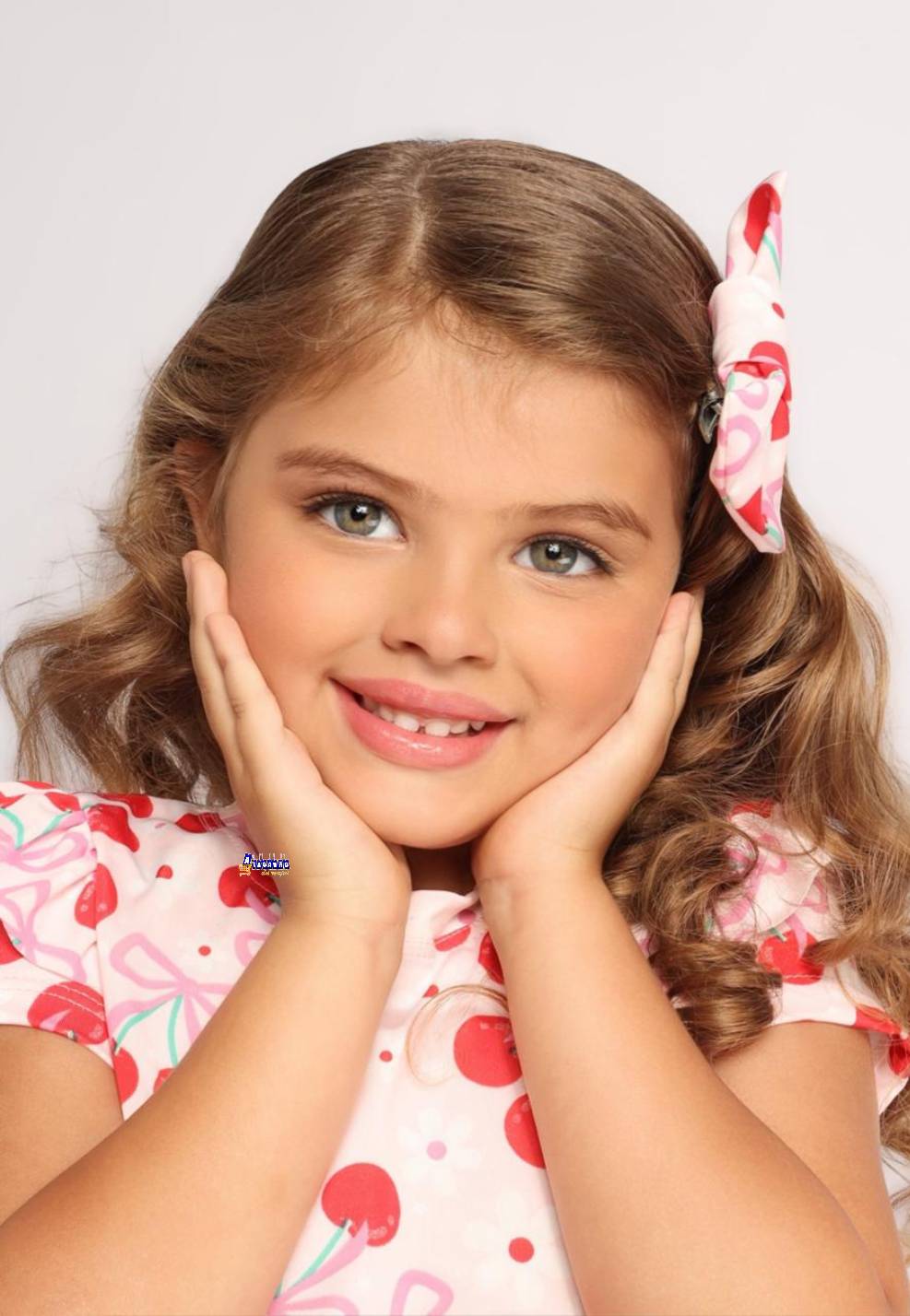 Conjunto Infantil Babadinho  Com Laço De Cabelo
