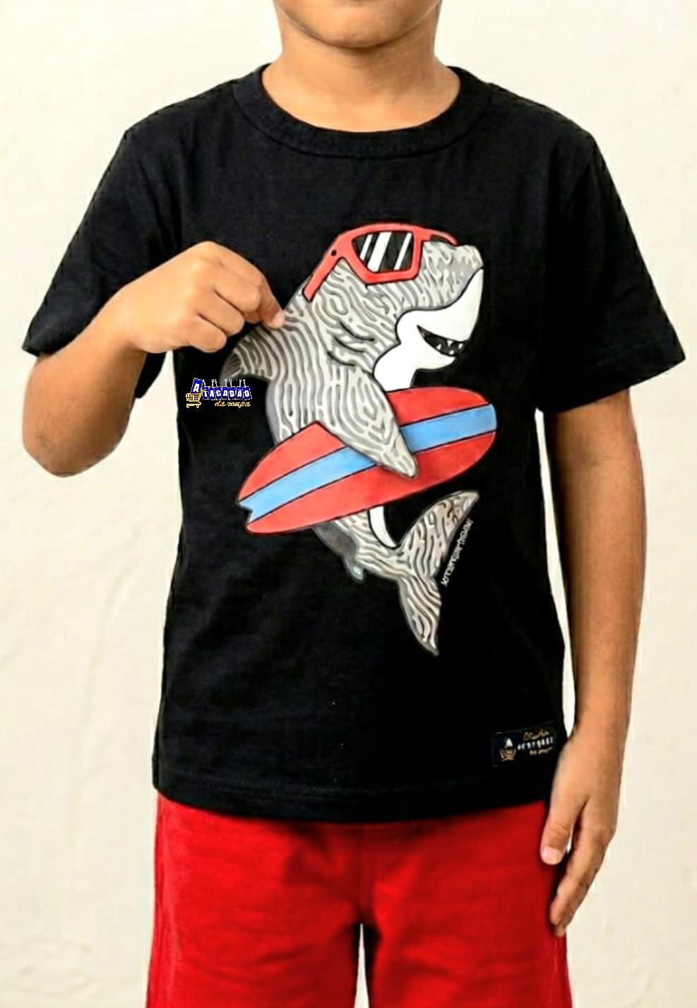 Conjunto Masculino  Estampa 3D Com Manga