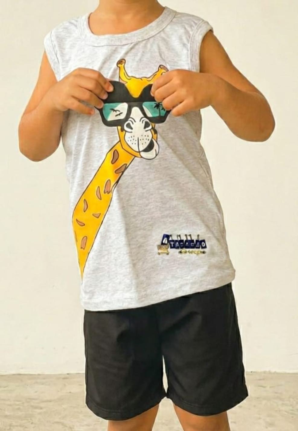 Conjunto Masculino Regata Estampa 3D