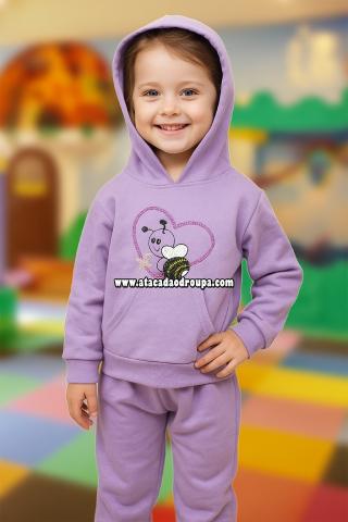 Conjunto Moletom Infantil com Capuz