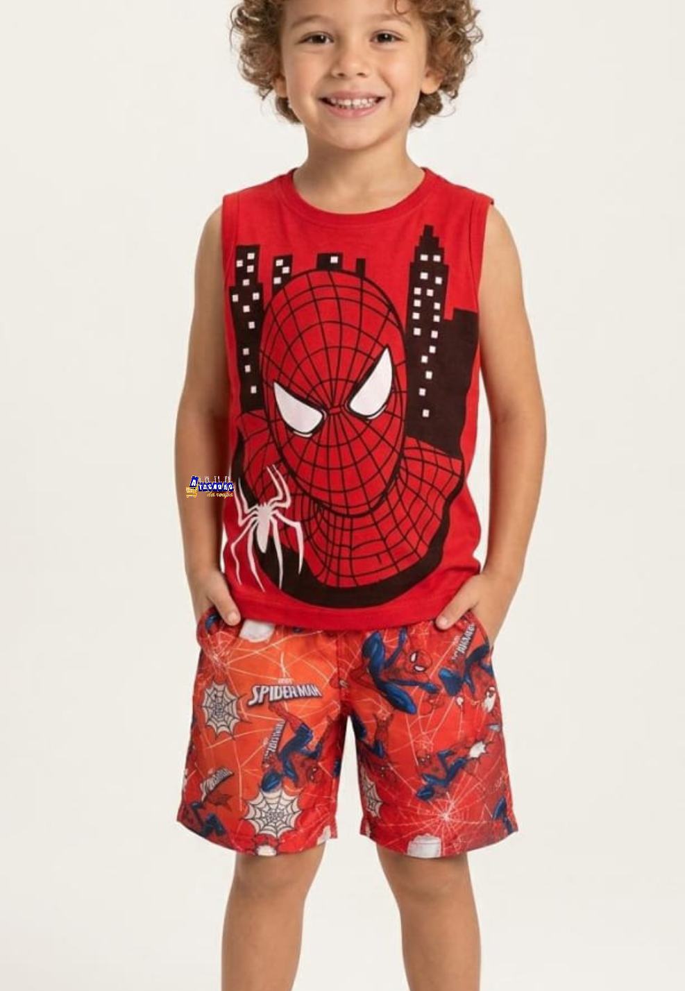 Conjunto Regata e Short Personagens Conjunto Regata e Short Personagens