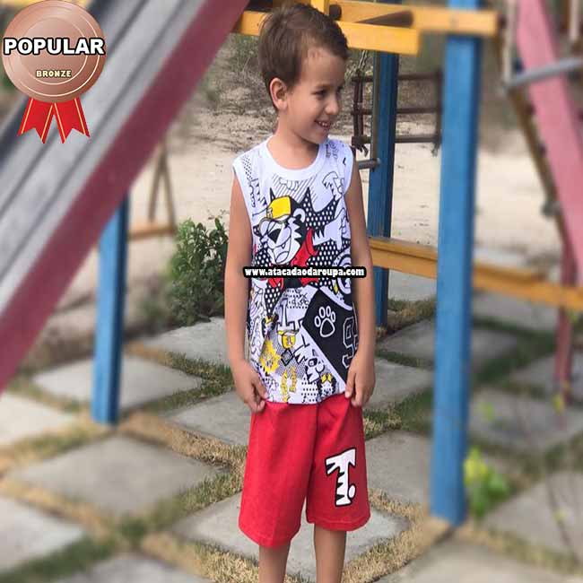 Conjunto Short e Regata Infantil