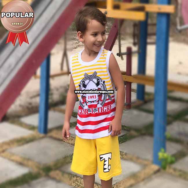 Conjunto Short e Regata Infantil