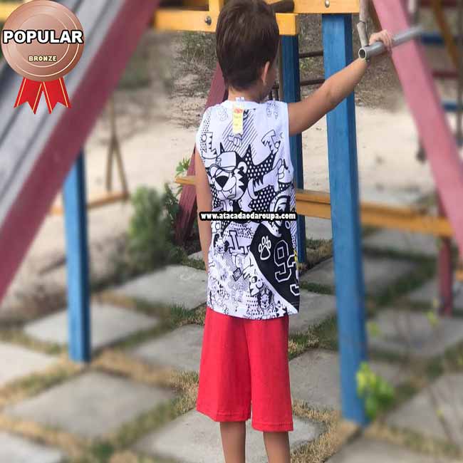 Conjunto Short e Regata Infantil