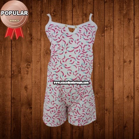 Macaquito Cotton Infantil 4 a 6 anos