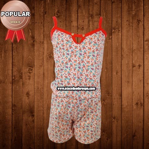 Macaquito Cotton Infantil 4 a 6 anos