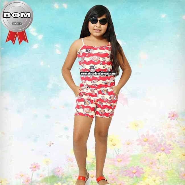 Vestidos,Macaquinhos Infantil 6 a 10 Anos