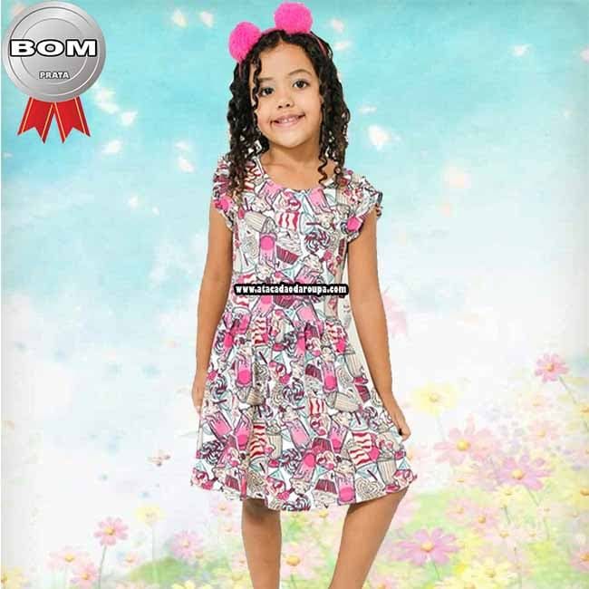 Vestidos,Macaquinhos Infantil 6 a 10 Anos