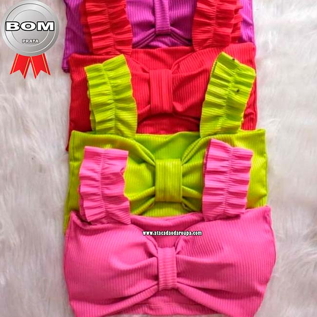 Cropped Liso com Bojo Liso