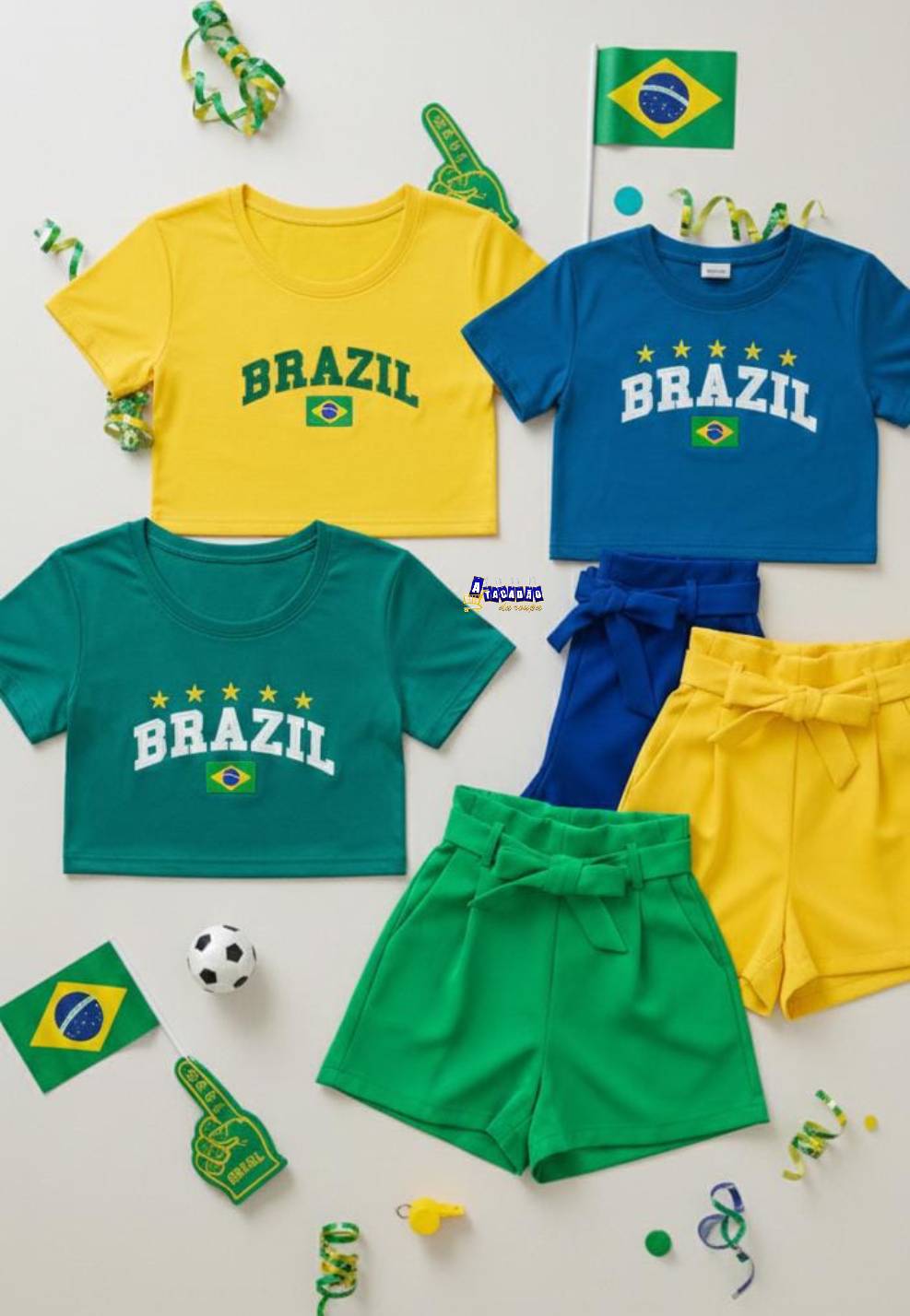 Cropped Feminino Brasil