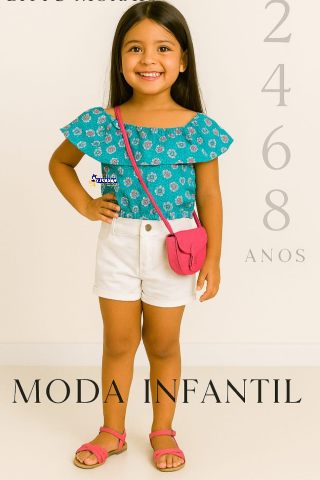 Cropped Infantil Tricoline