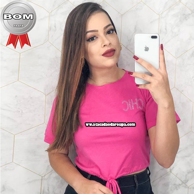 Cropped Liso Algodão Fio 30