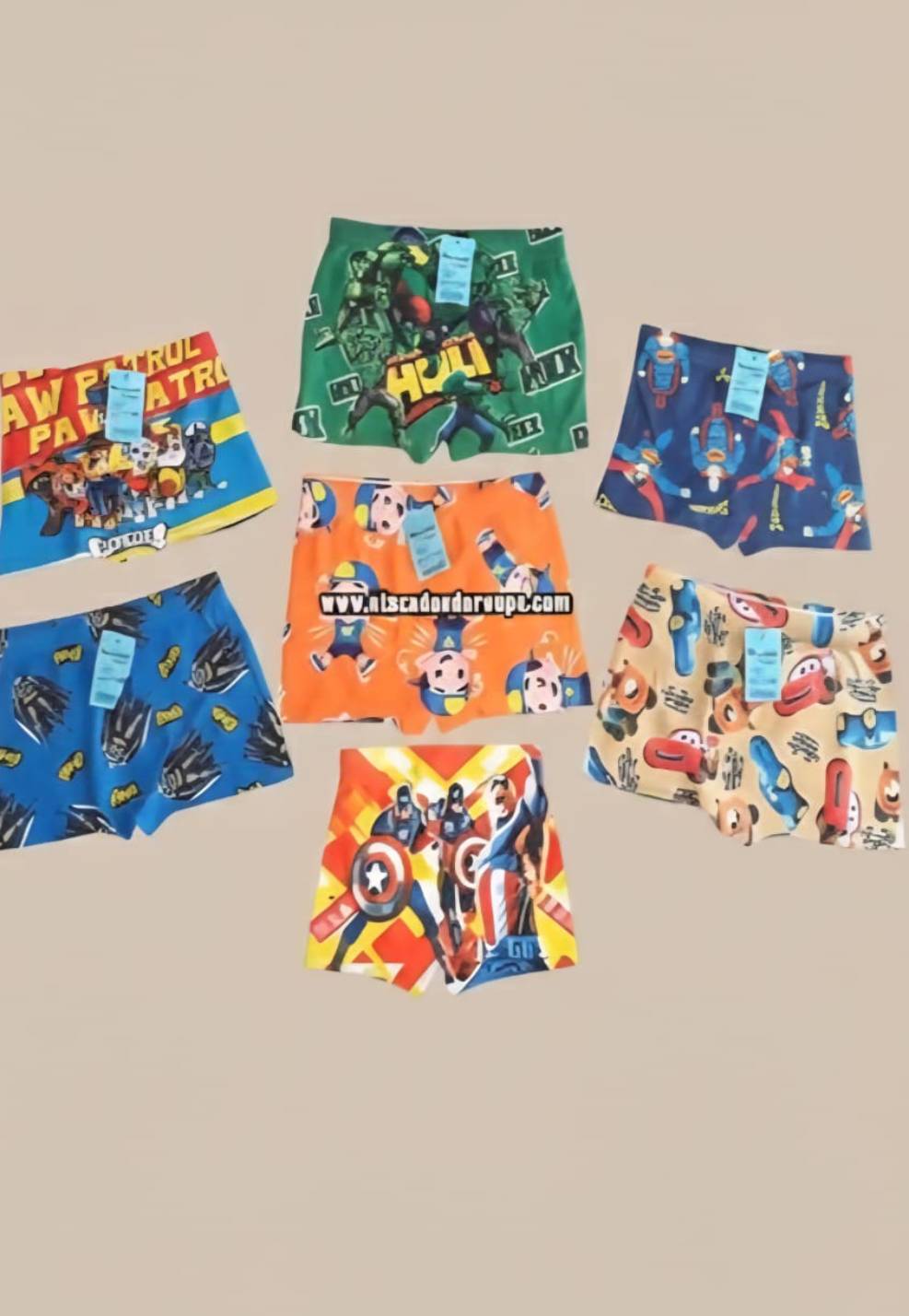 Cueca Boxer Infantil Sublimada