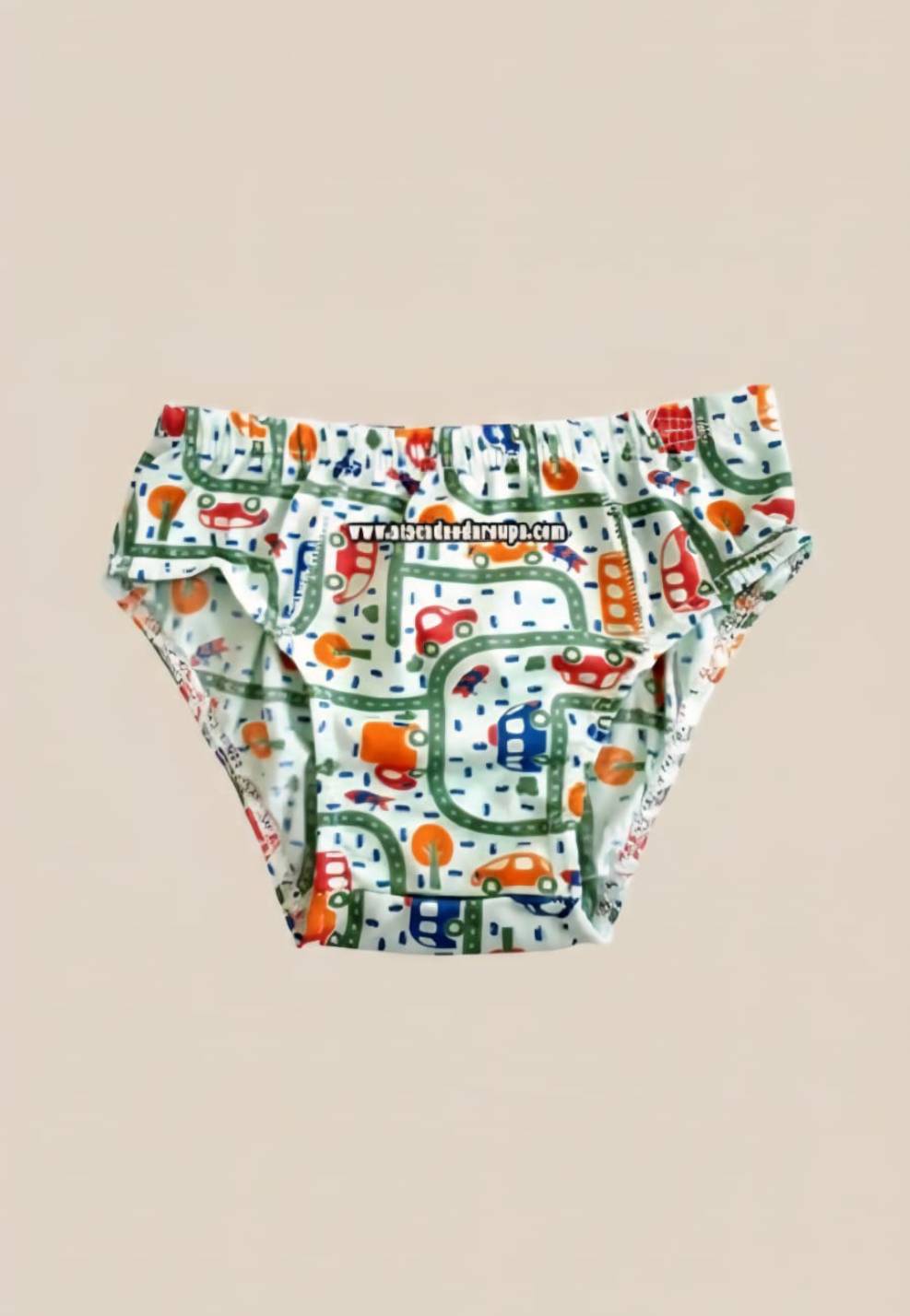 Cueca Infantil Estampada Malha Fria