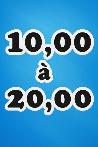 10,00 à 20,00