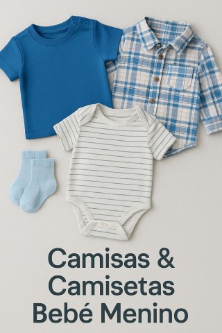 Camisas & Camisetas Bebe Menino
