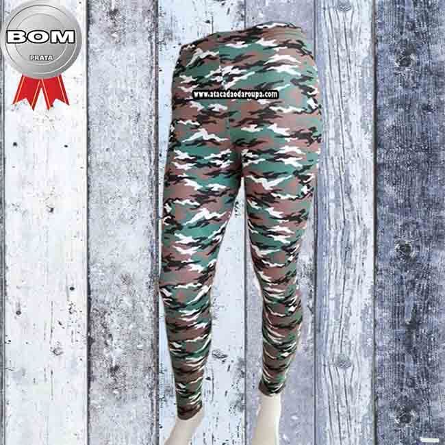Calça legue Camuflada em Suplex G