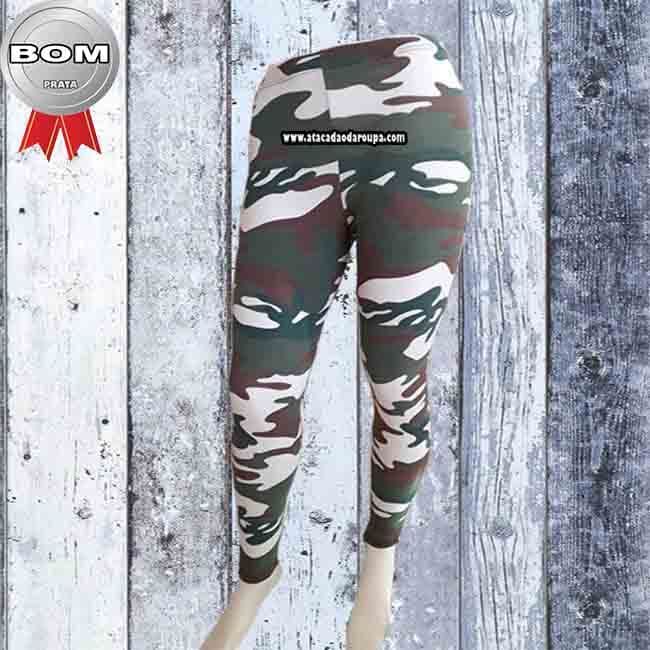 Calça legue Camuflada em Suplex G