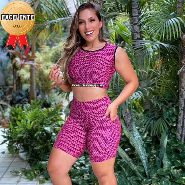 Conjunto Academia Jacar Com Bolso