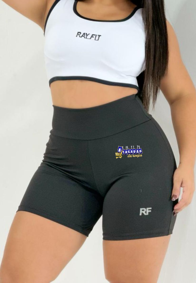 Conjunto Short Fitness Bicolor