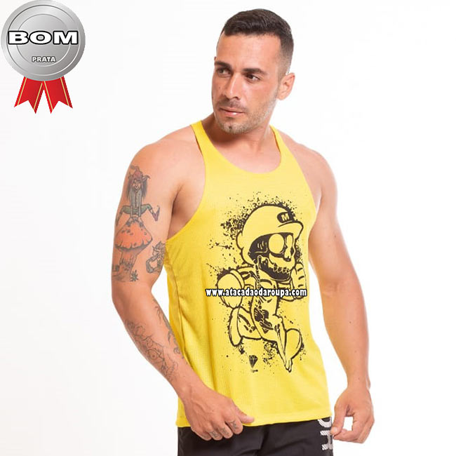 Regata Masculina Dry Fitness Academia
