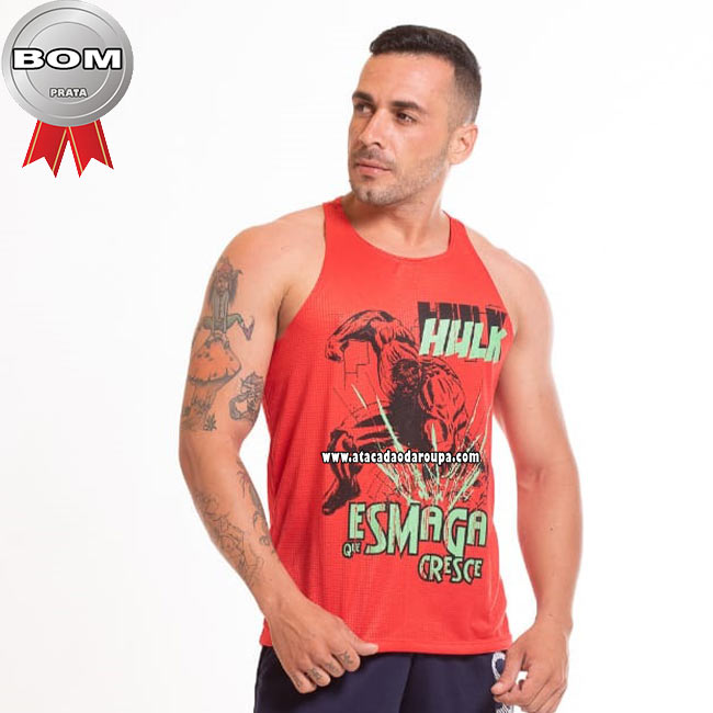 Regata Masculina Dry Fitness Academia